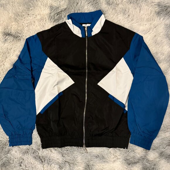 Rhude Blue and Black Bomber Jacket Men’s Size Large - Picture 1 of 3